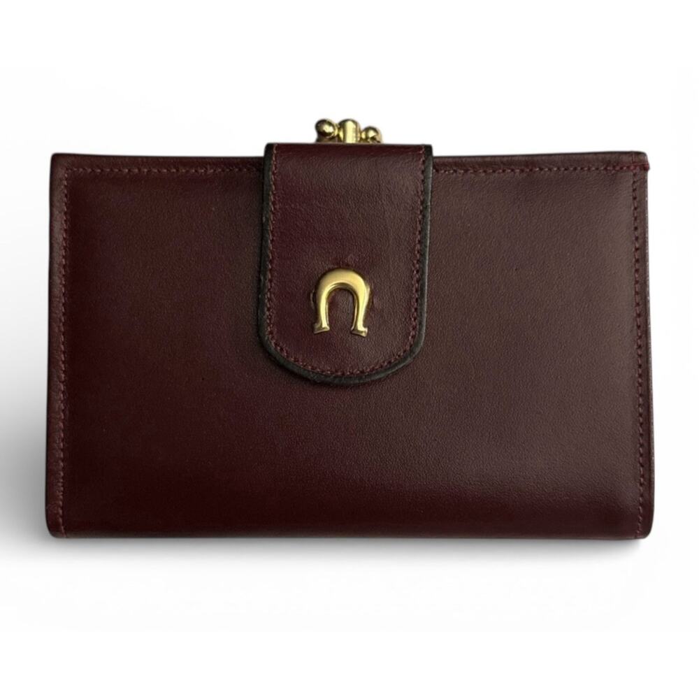 NOS Vintage 70s CAPRI by AMITY Cordova Leather Wallet Billfold Coin Credit Card - Picture 1 of 10